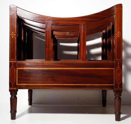 CANTERBURY UNUSUALLY INLAID ON ALL SIDES RETAINING ORIGINAL REVIVED FINISH CIRCA 1825 - ADDITIONAL PHOTO 2