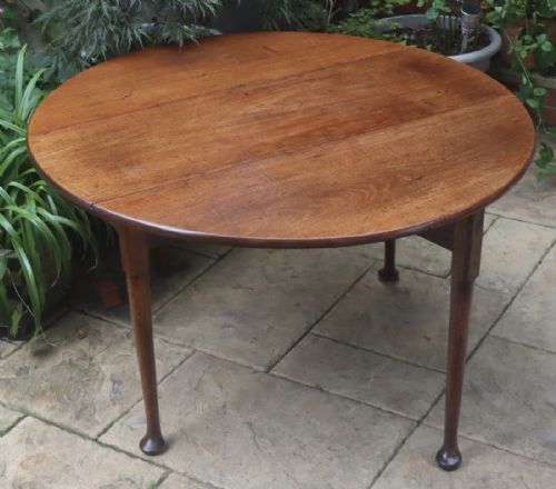 GEORGIAN MAHOGANY PAD FOOT DINING TABLE - ADDITIONAL PHOTO 6