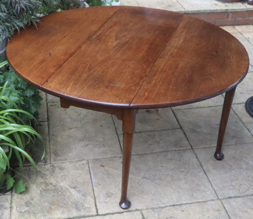 GEORGIAN MAHOGANY PAD FOOT DINING TABLE - ADDITIONAL PHOTO 7