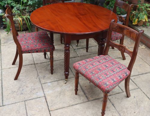 SOLID QUALITY MAHOGANY EXTENDABLE DINING TABLE - ADDITIONAL PHOTO 5