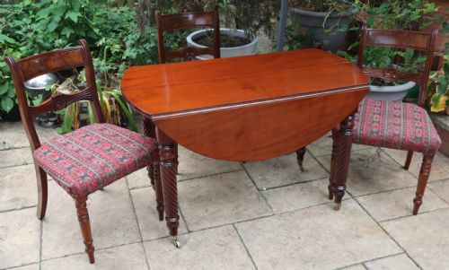 SOLID QUALITY MAHOGANY EXTENDABLE DINING TABLE - ADDITIONAL PHOTO 6