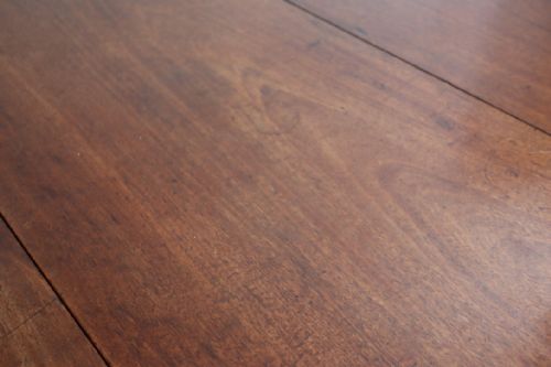GEORGIAN MAHOGANY PAD FOOT DINING TABLE - ADDITIONAL PHOTO 1