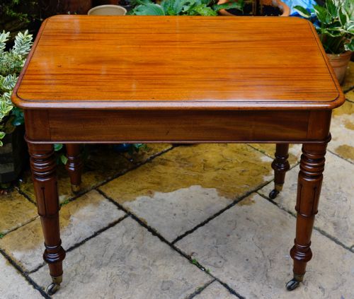 ANTIQUE MAHOGANY CENTRE TABLE - ADDITIONAL PHOTO 1