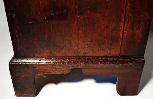 ANTIQUE MAHOGANY BUREAU - ADDITIONAL PHOTO 6