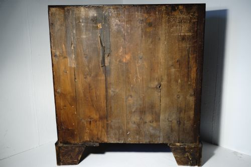 ANTIQUE MAHOGANY BUREAU - ADDITIONAL PHOTO 8