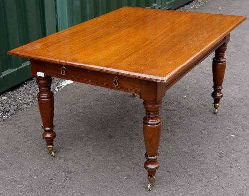 VICTORIAN MAHOGANY DINING TABLE - ADDITIONAL PHOTO 2