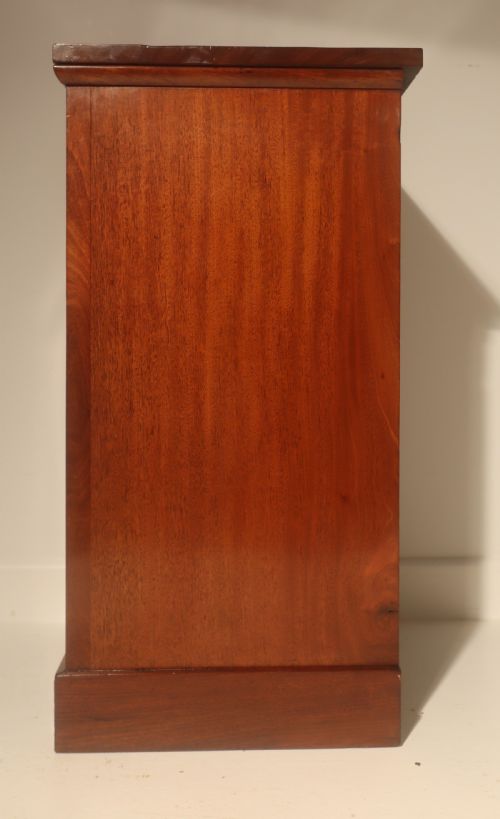 ANTIQUE MAHOGANY CUPBOARD - ADDITIONAL PHOTO 4