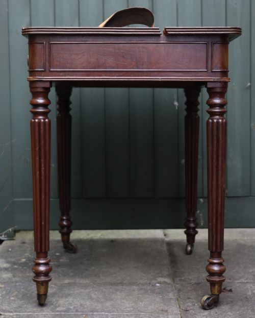 ANTIQUE MAHOGANY CHAMBER WRITING TABLE GILLOWS - ADDITIONAL PHOTO 6