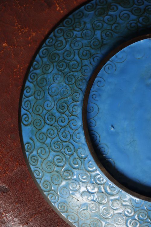 ANTIQUE CLOISONNE PLATE - ADDITIONAL PHOTO 6