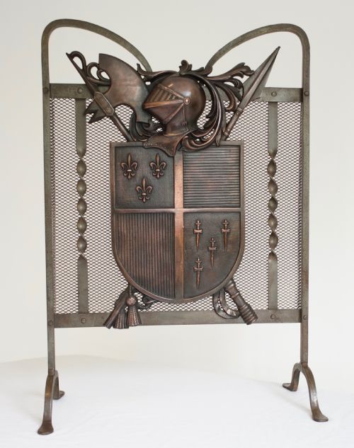 ANTIQUE FIRE SCREEN - ADDITIONAL PHOTO 2