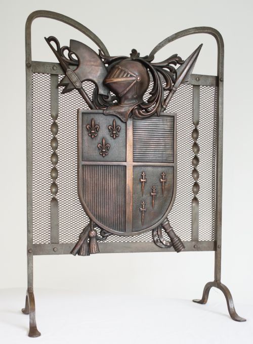 ANTIQUE FIRE SCREEN - ADDITIONAL PHOTO 3