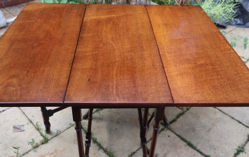 FINE GEORGIAN MAHOGANY SPIDER LEG TABLE - ADDITIONAL PHOTO 1