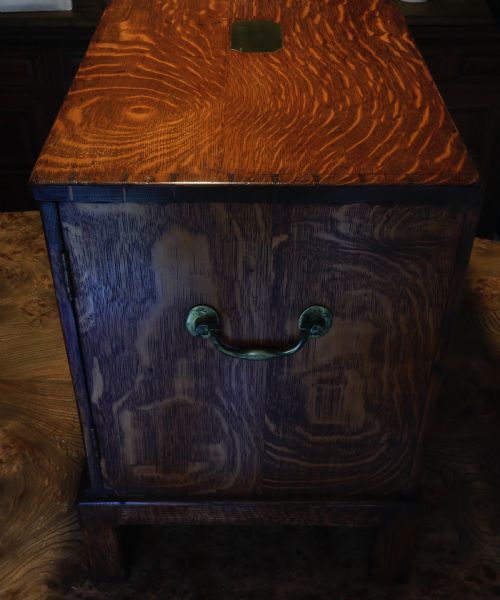 ANTIQUE OAK CUPBOARD WITH ROYAL CONNECTION - ADDITIONAL PHOTO 7