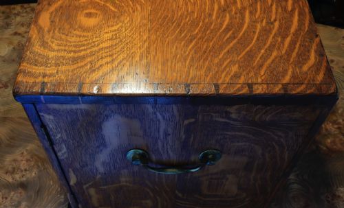 ANTIQUE OAK CUPBOARD WITH ROYAL CONNECTION - ADDITIONAL PHOTO 8