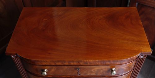 MAHOGANY CHEST OF DRAWERS NICHE SIZE - ADDITIONAL PHOTO 2