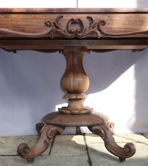 ROSEWOOD CENTRE TABLEWRITING TABLE - ADDITIONAL PHOTO 1