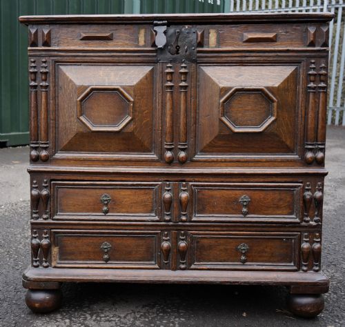 OAK CHEST WITH DRAWERS - ADDITIONAL PHOTO 5