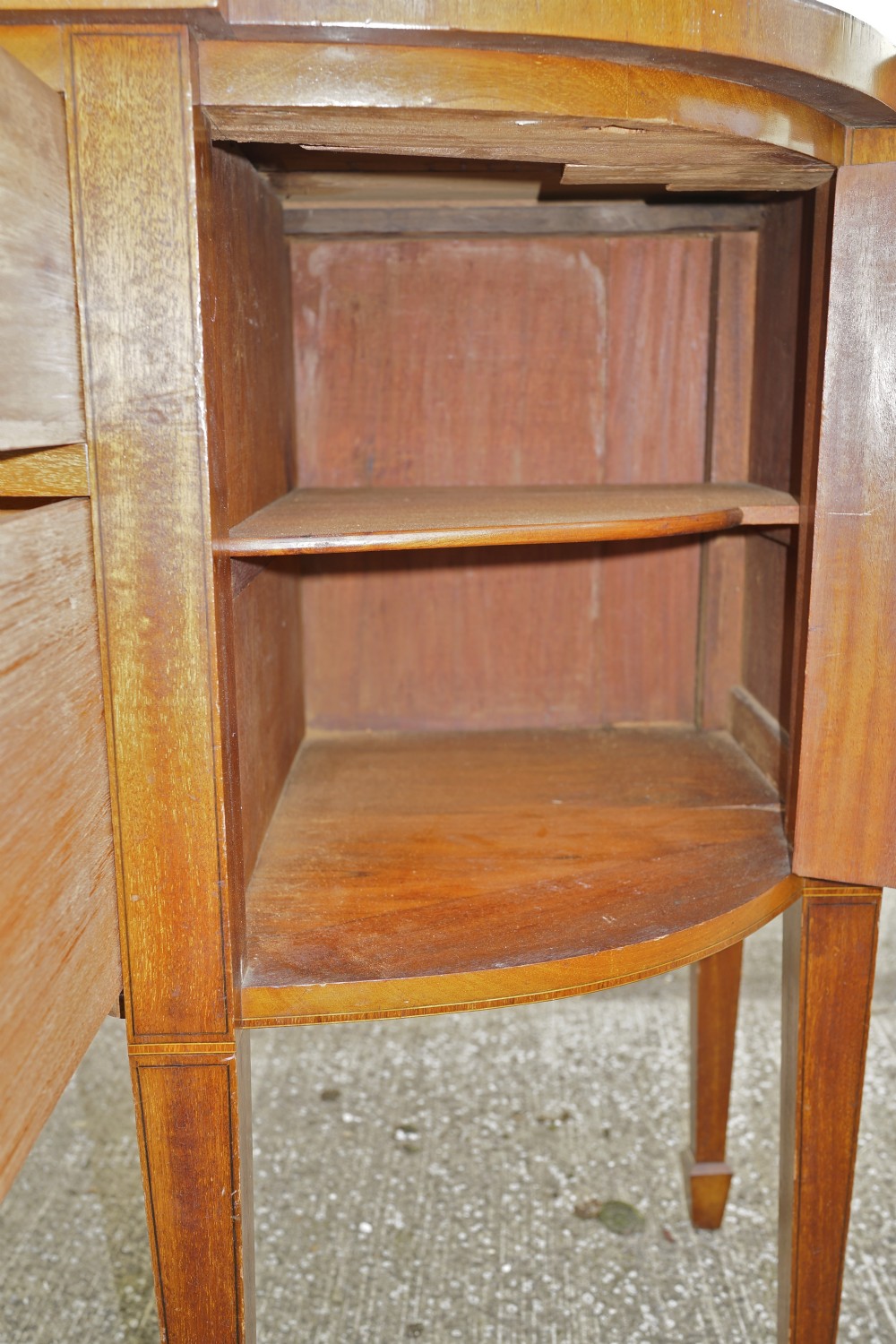 Mahogany sheraton style sideboard Circa1900s View VI