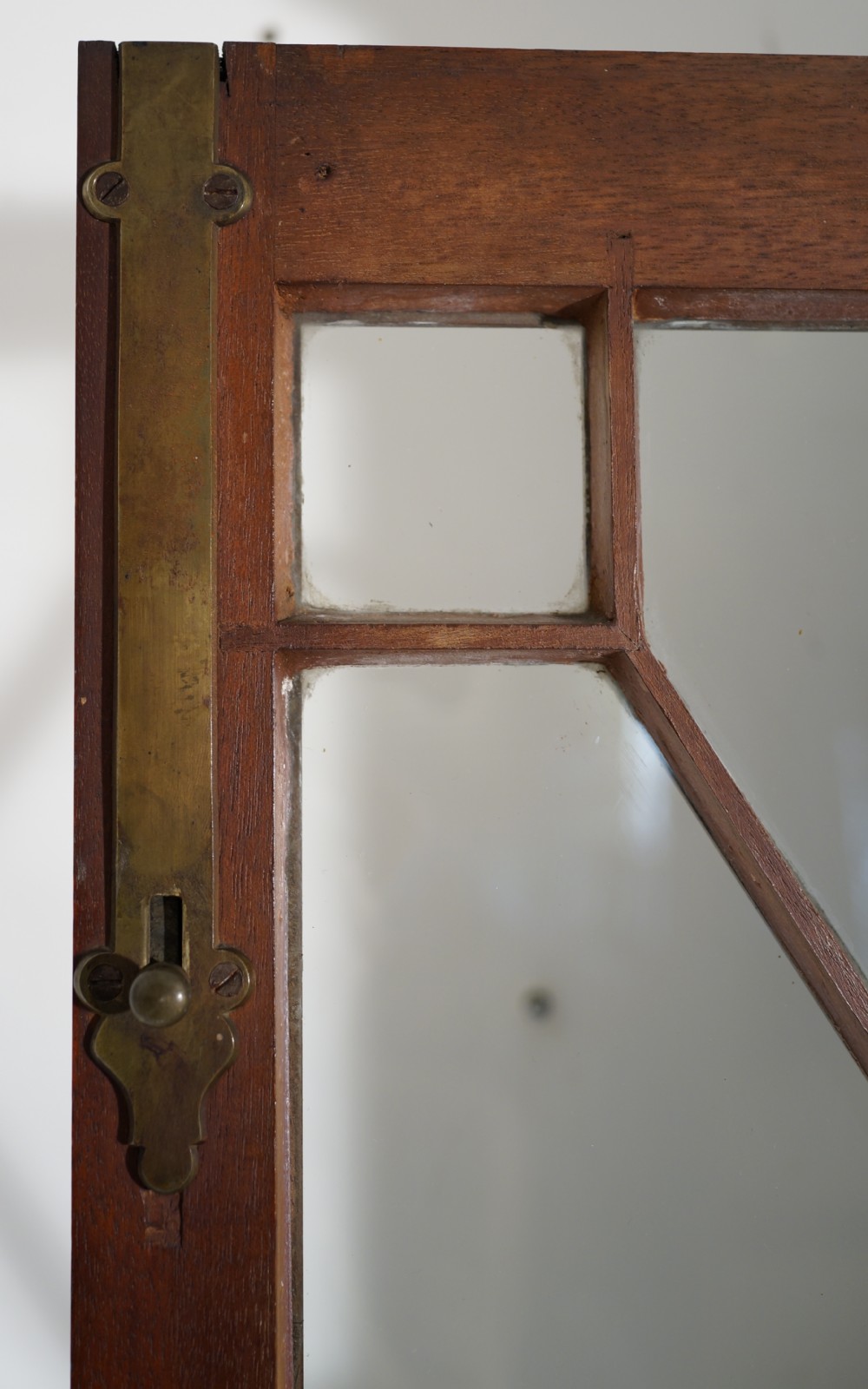 A fine quality Georgian Mahogany bureau bookcase of small proportions. View XI