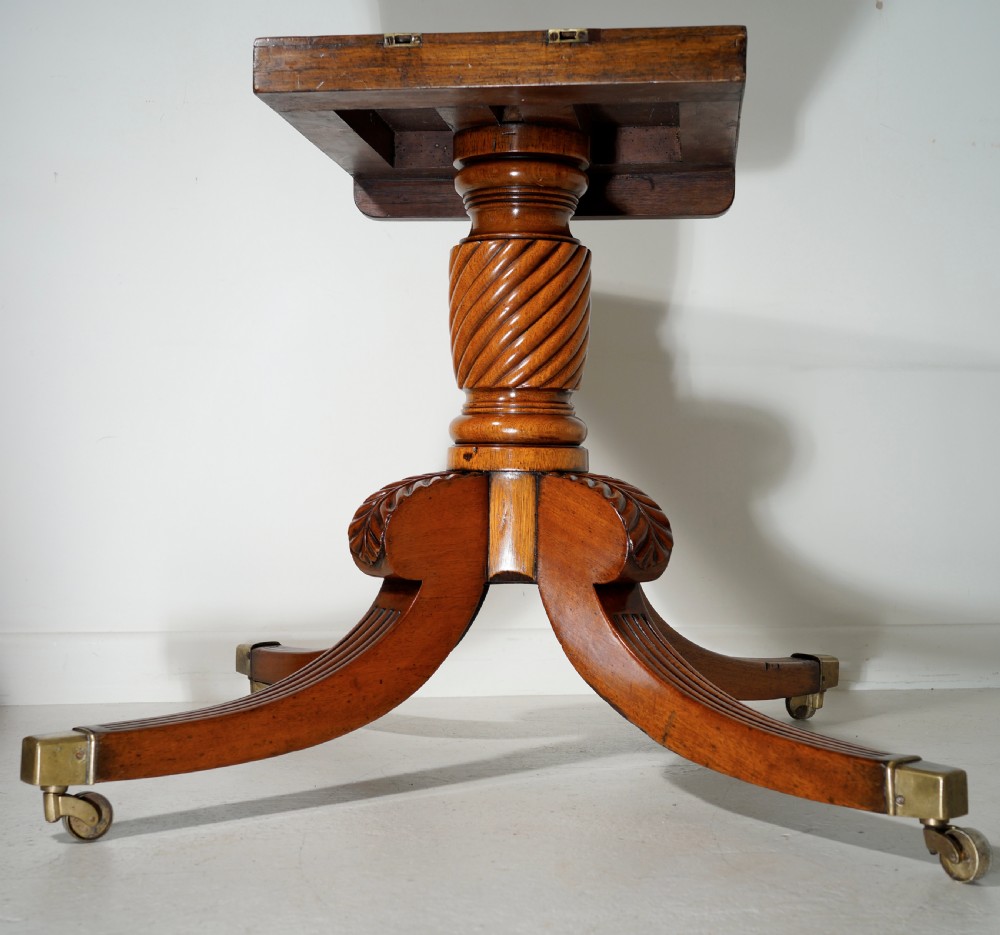 Substantial eight seater solid Mahogany dining table  View IV