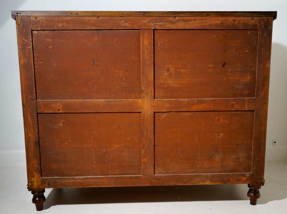 Finely figured Mahogany two door glazed cabinet in excellent restored condition View V