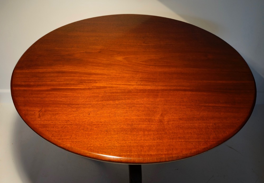 1770s Georgian mahogany tripod table. View V