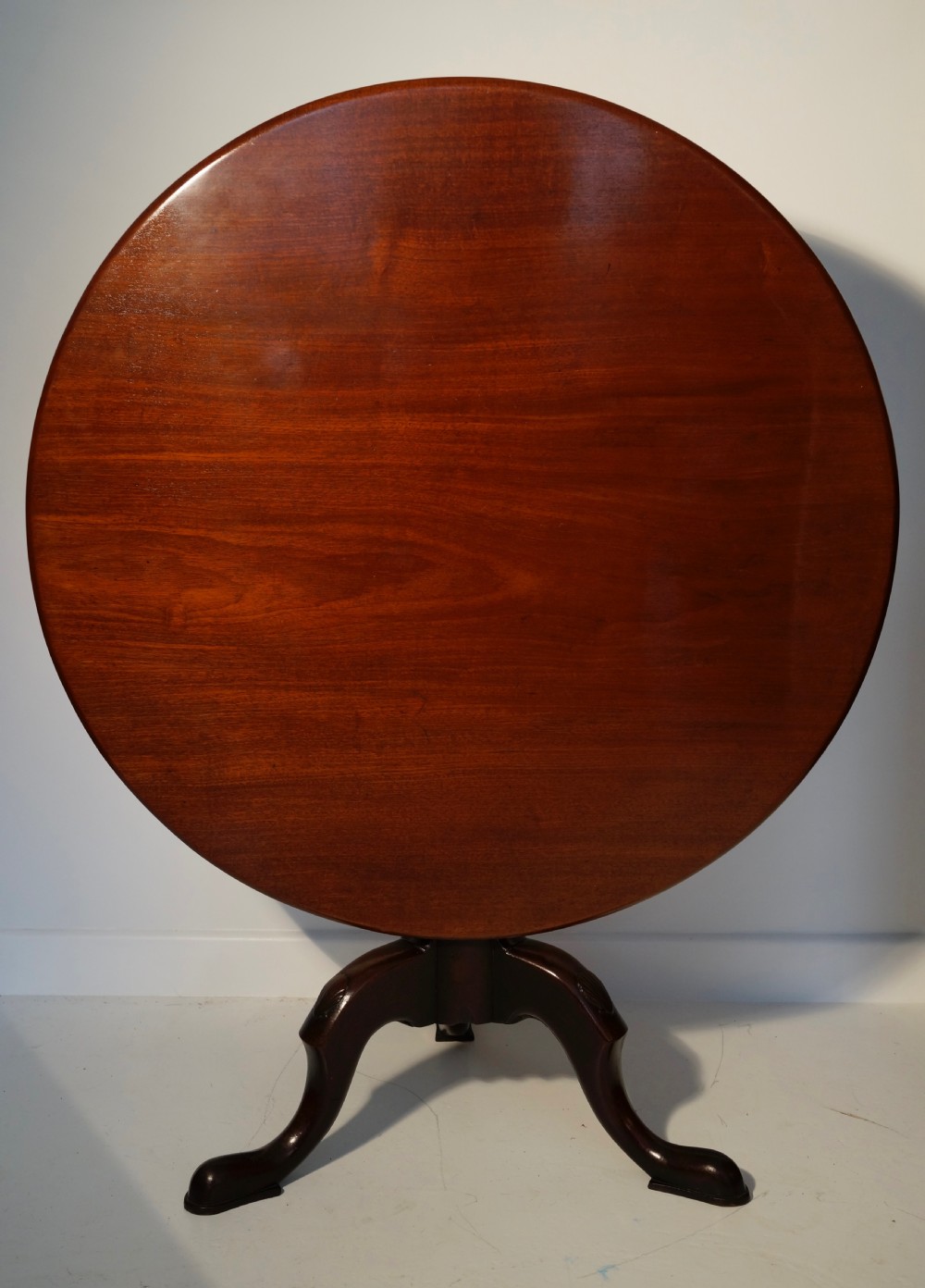 1770s Georgian mahogany tripod table.