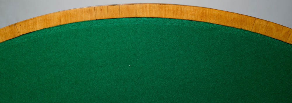 Fine period 1790s card table with original decoration View III