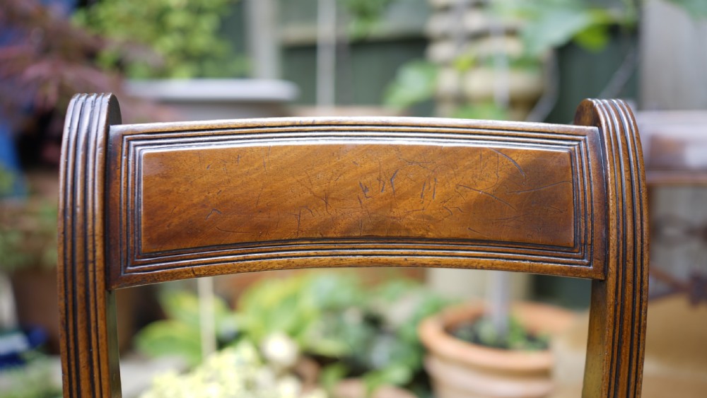 Set of 6 late Georgian dining chairs in very good condition View VI