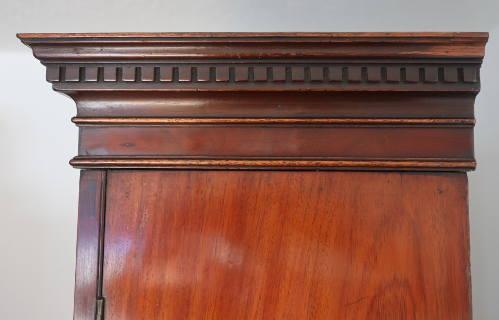Georgian mahogany and ebony inlaid cupboard bookcase circa 1810 View III
