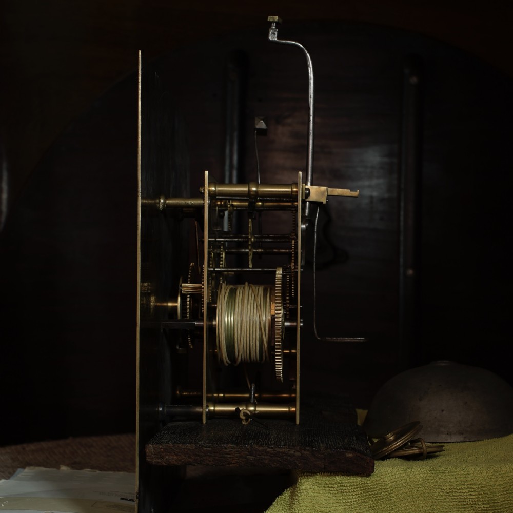 Oak long case clock William Bothamley of Spalding 1757-1759 View VII
