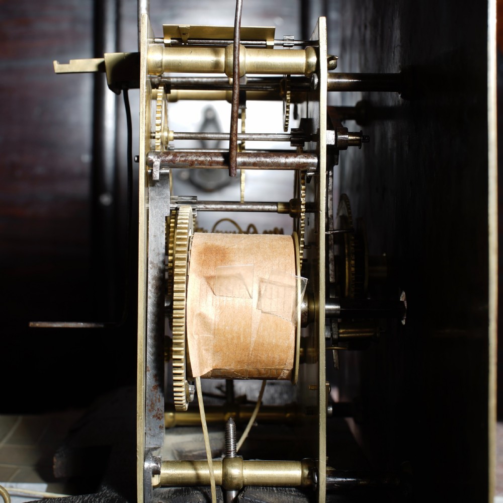 Oak long case clock William Bothamley of Spalding 1757-1759 View IX