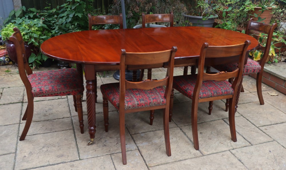 Solid quality mahogany extendable dining table  View III
