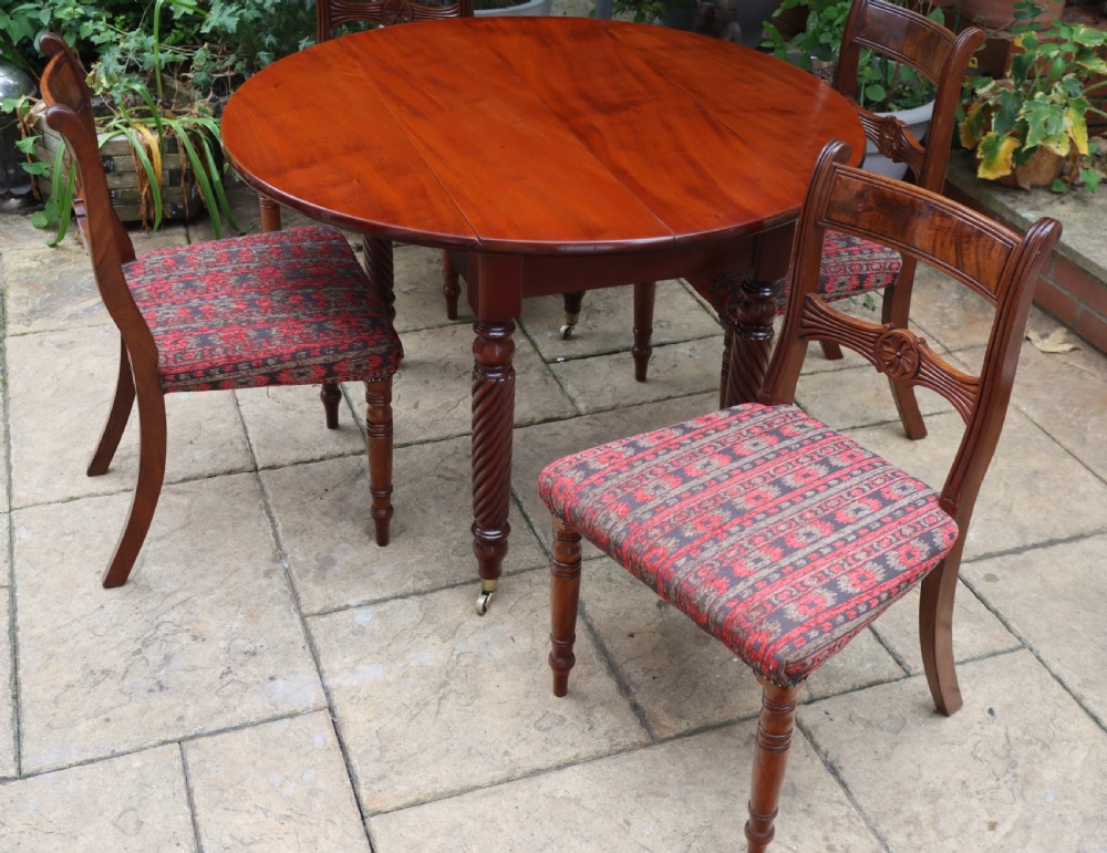 Solid quality mahogany extendable dining table  View VI