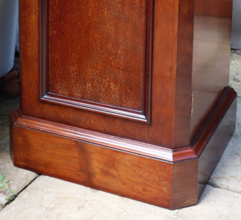 Antique mahogany single door cupboard. View IV