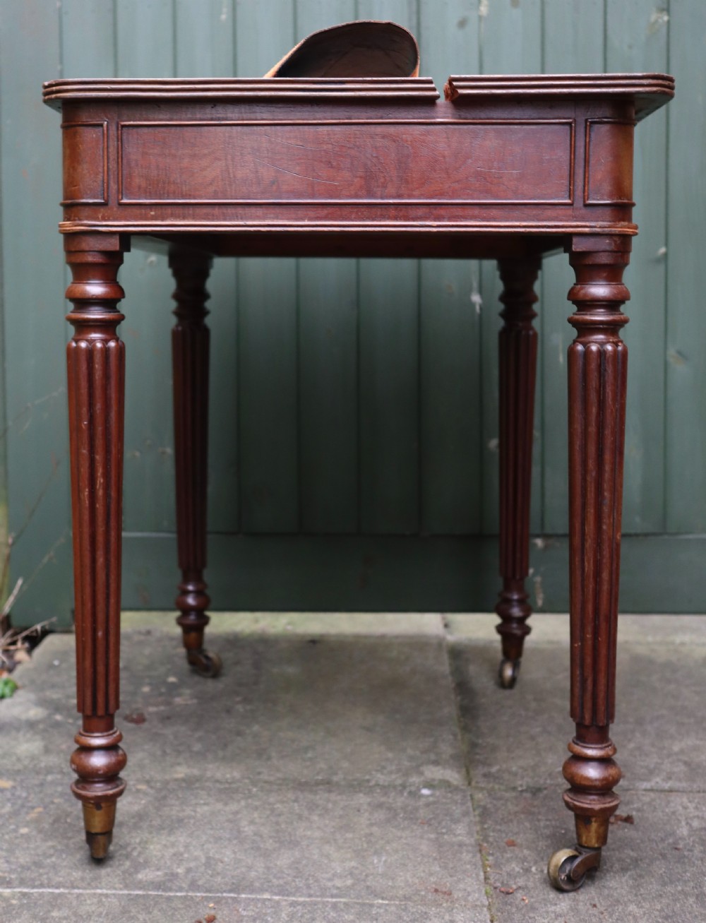 Antique Mahogany Chamber Writing Table Gillows? View X
