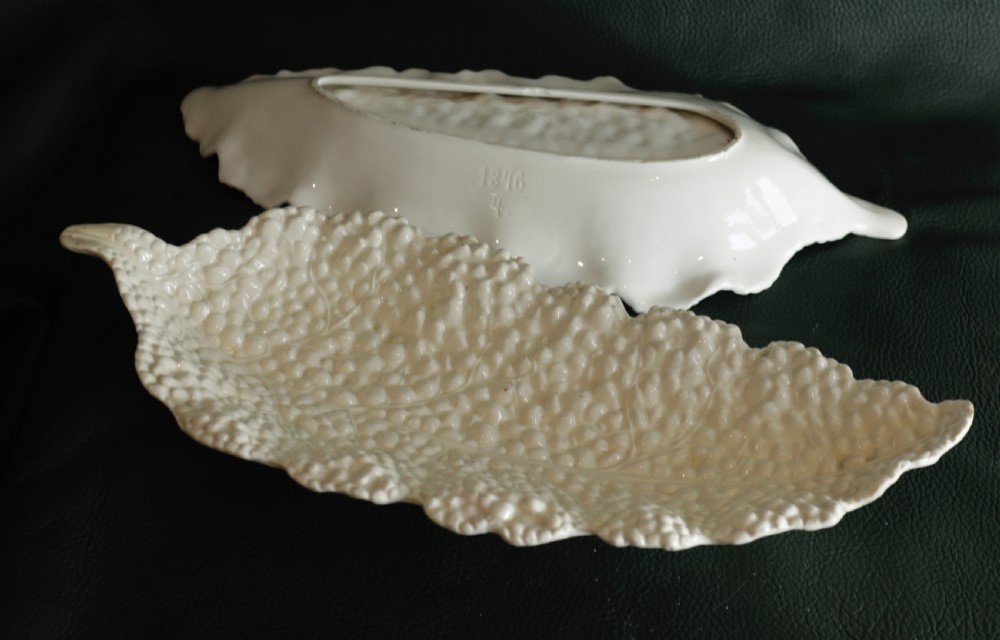 Pair of Antique Staffordshire dishes. View V
