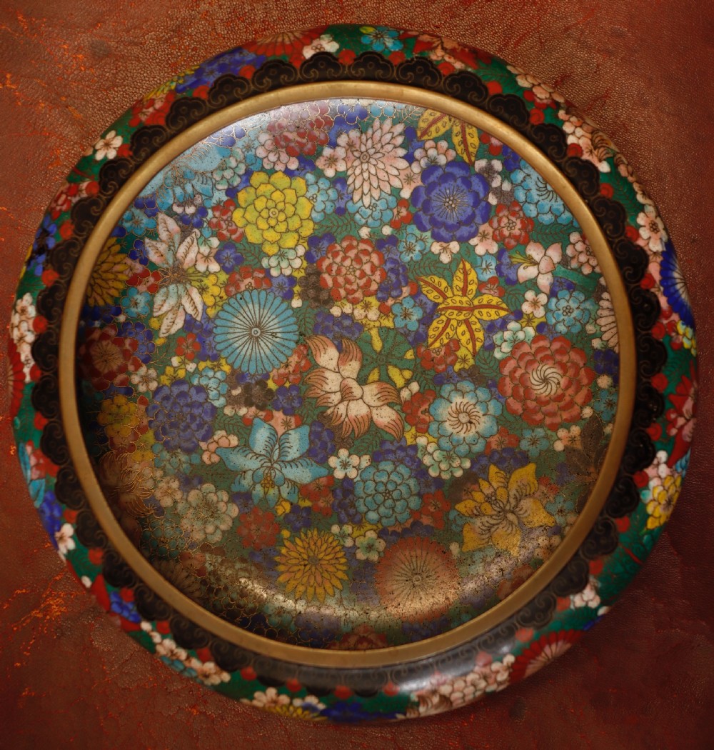 Antique cloisonne bowl. View II