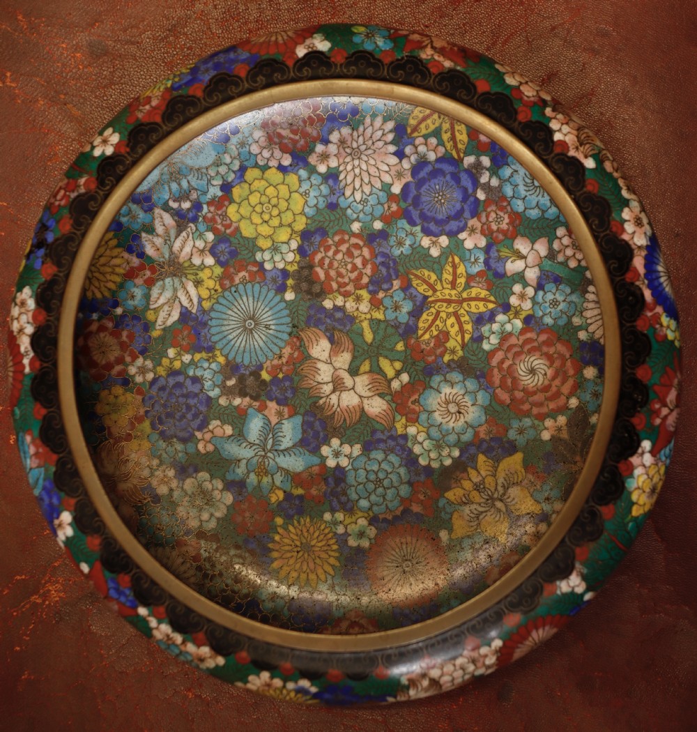 Antique cloisonne bowl.