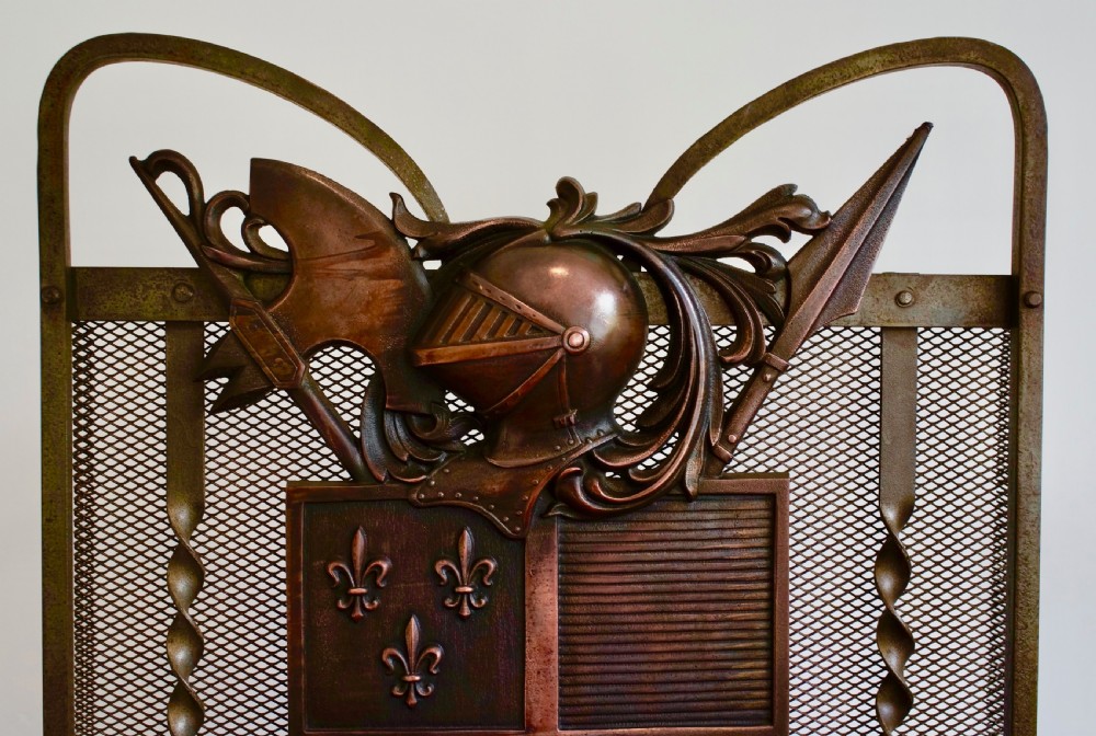 Antique fire screen. View II