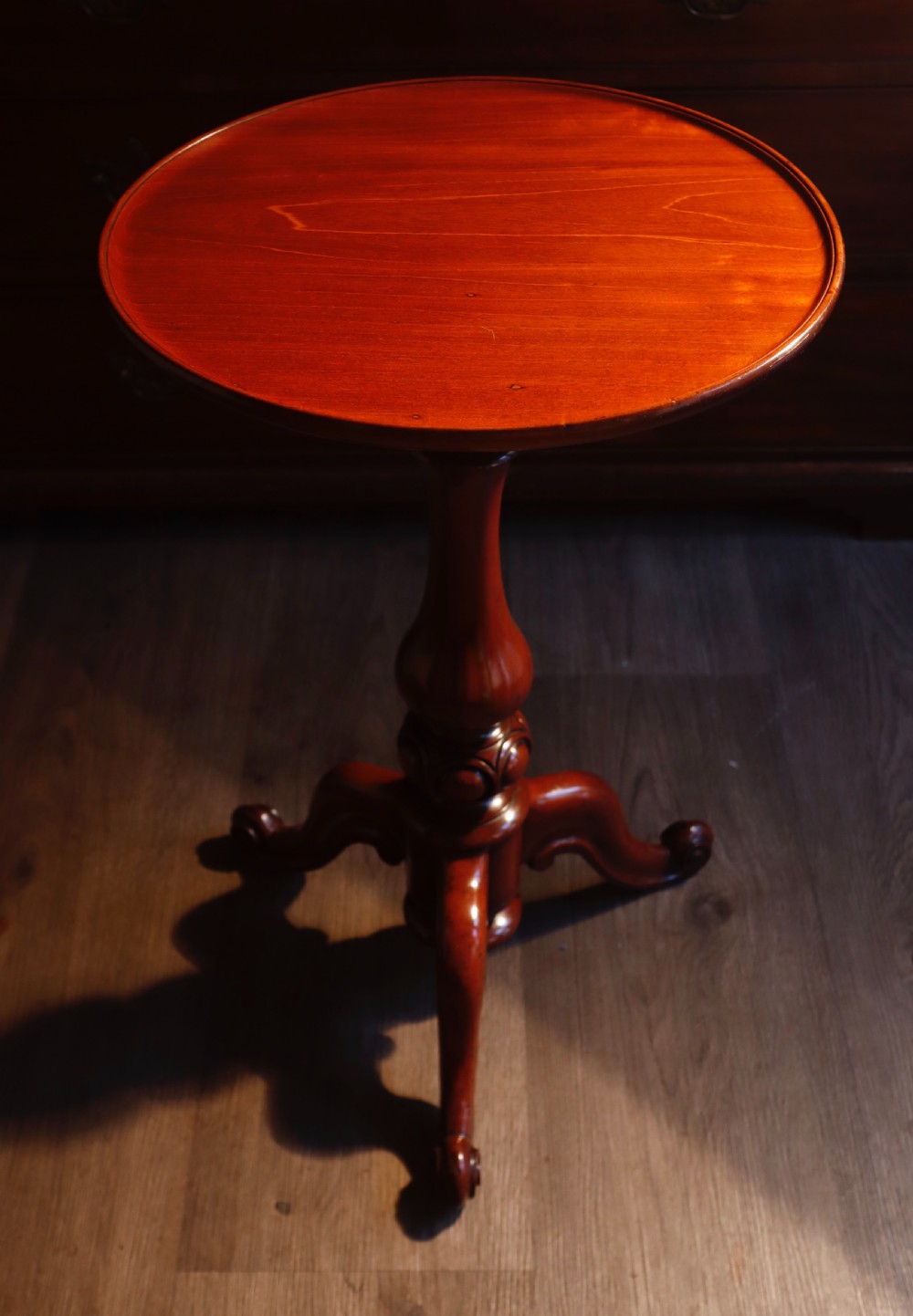 Antique tripod table.