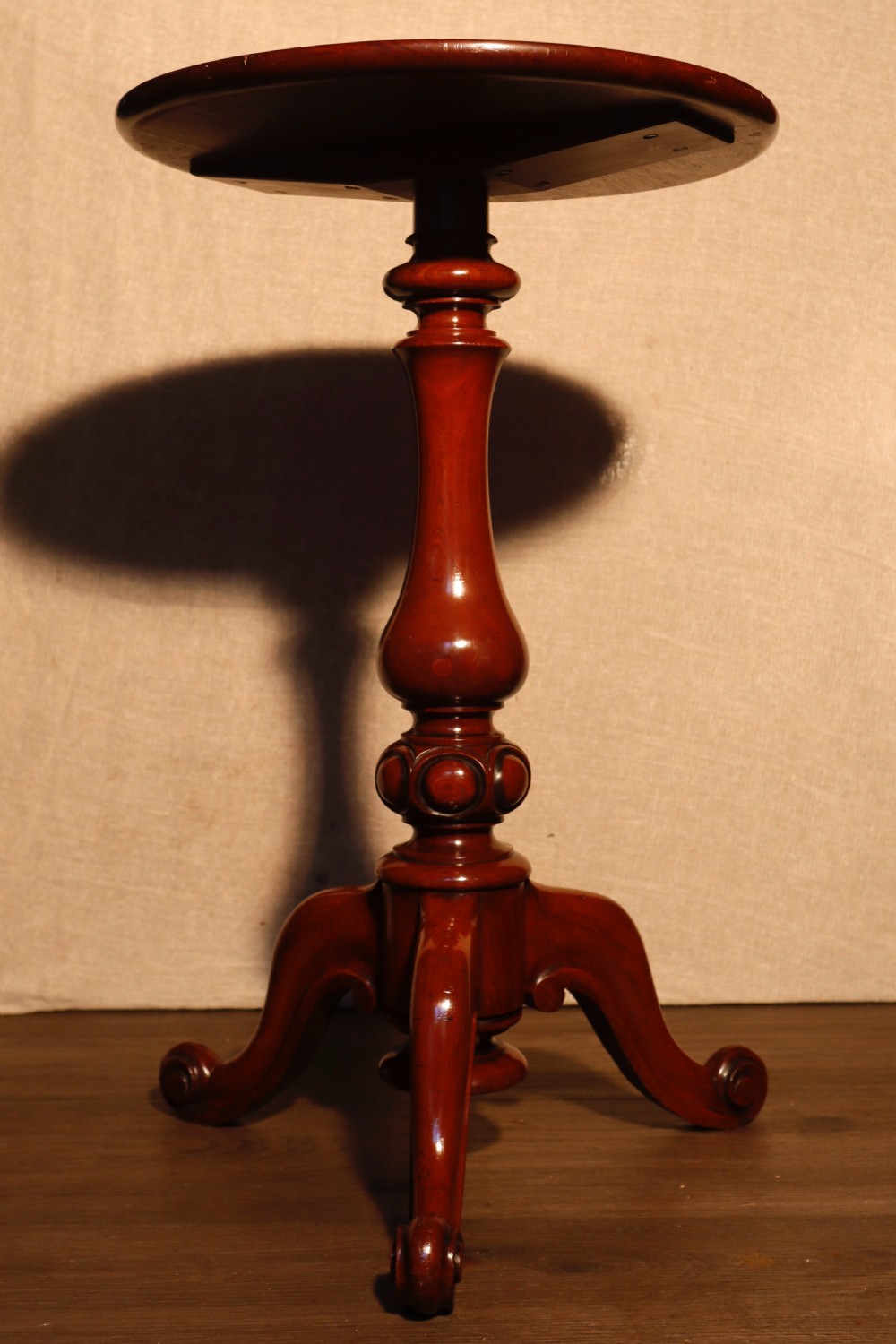 Antique tripod table. View VII