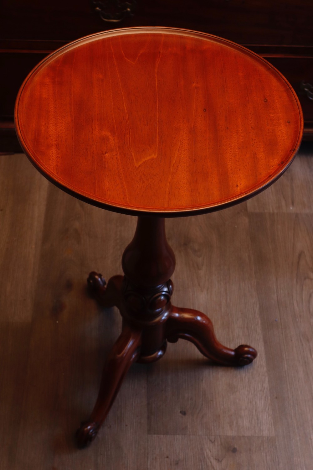Antique tripod table. View VIII
