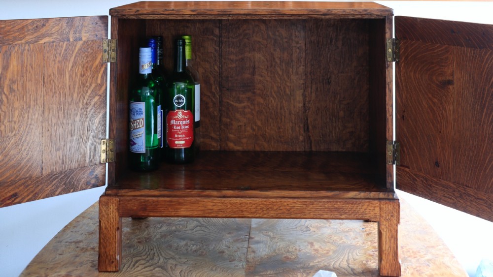 Antique Oak cupboard with royal connection View II