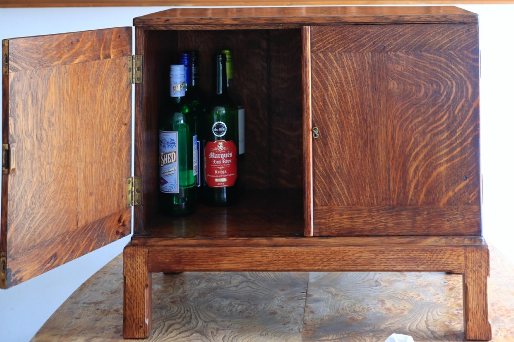 Antique Oak cupboard with royal connection View III