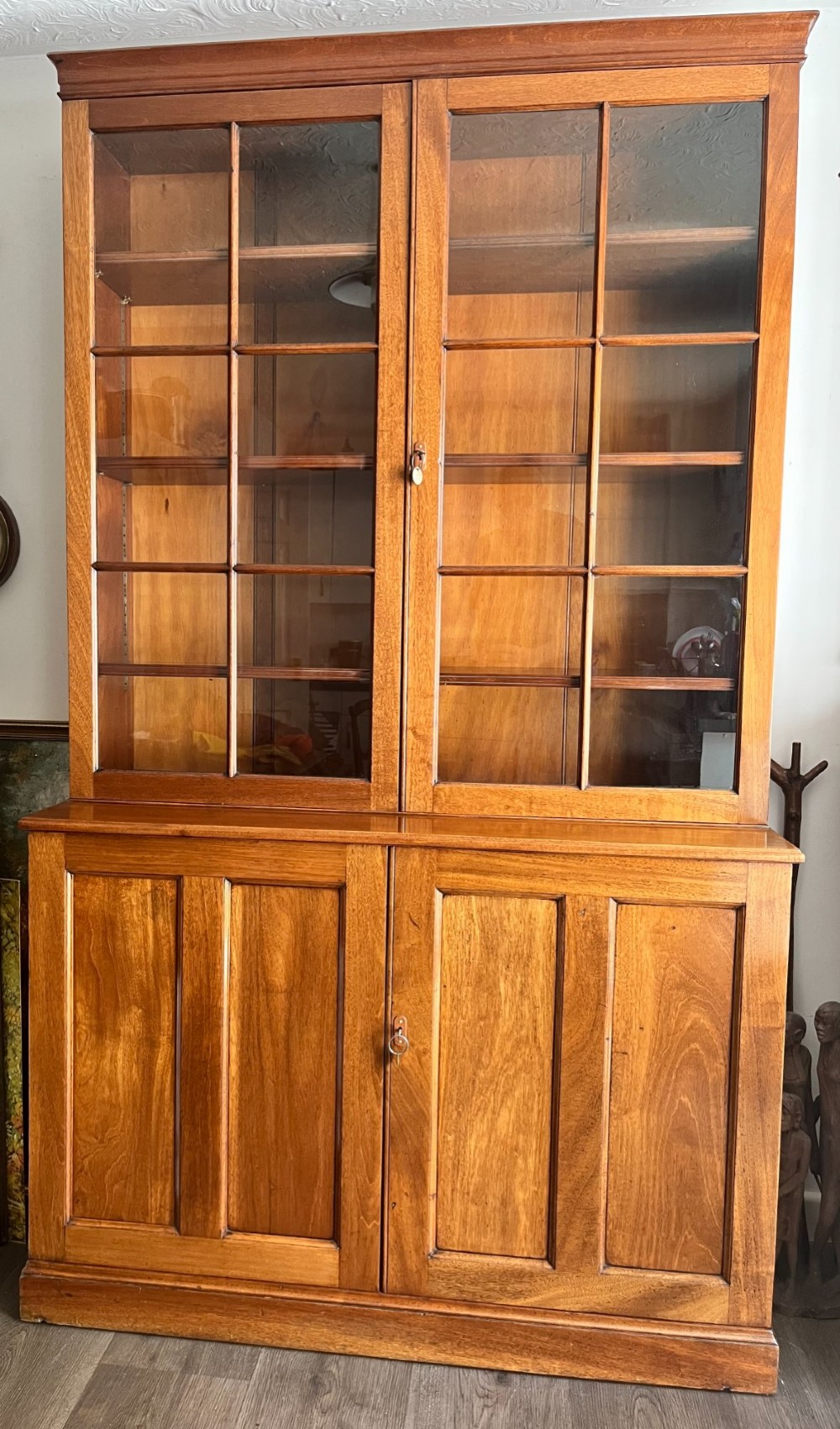 Mahogany Bookcase.