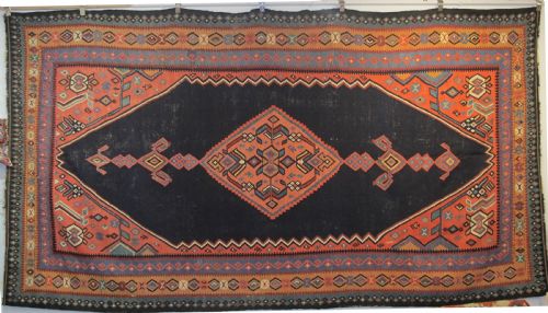 Kurdish Kilim, 3.67m X 2.02m, Circa 1880