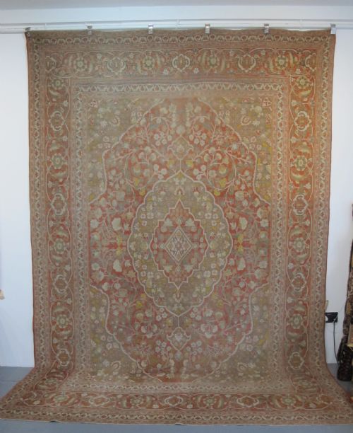 Persian Tabriz Carpet with Very Subtle Colours, 3.45m X 2.42m, Circa 1900