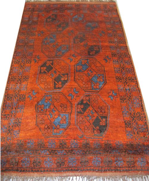 Quirky Afghan Rug 1.95m X 1.20m (6'4" X 4') £950