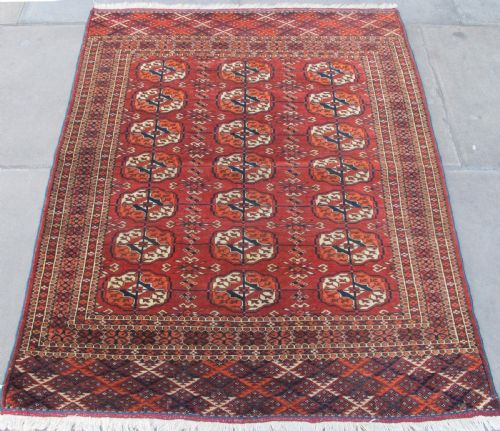 Tekke Rug, Central Asia, 1.32m X 1.07m 4'3" X 3'7"